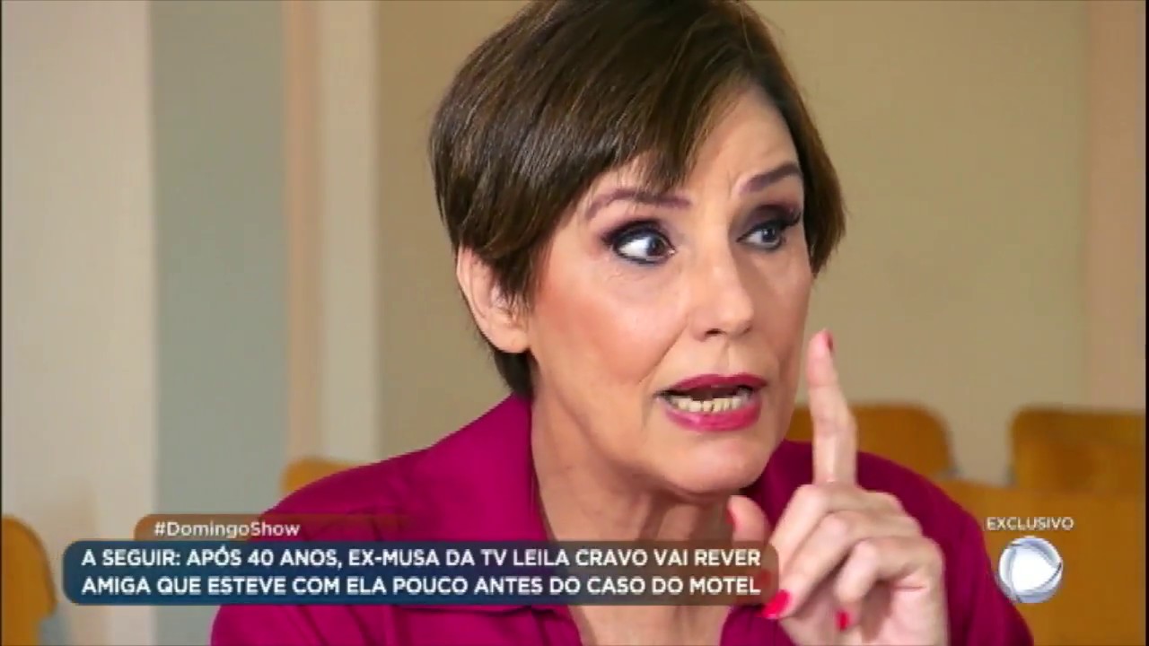 Leila Cravo em entrevista à Record TV (Reprodução / YouTube)