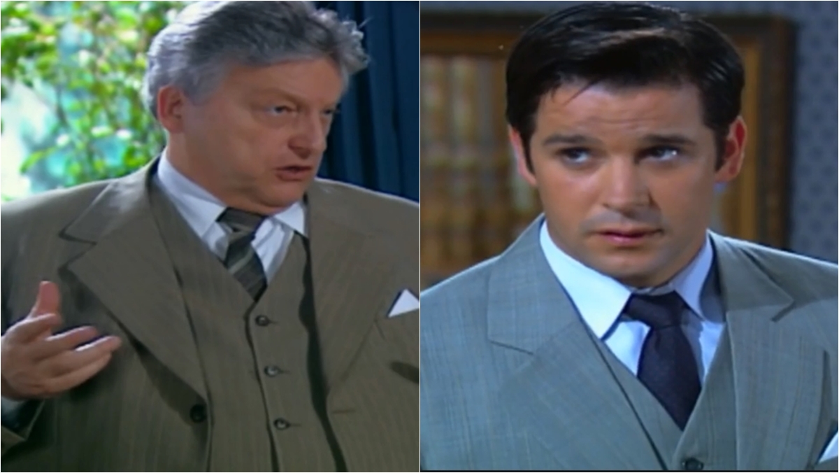 Vivaldo (Fúlvio Stefanini) e Danilo (Murilo Benício) em Chocolate com Pimenta