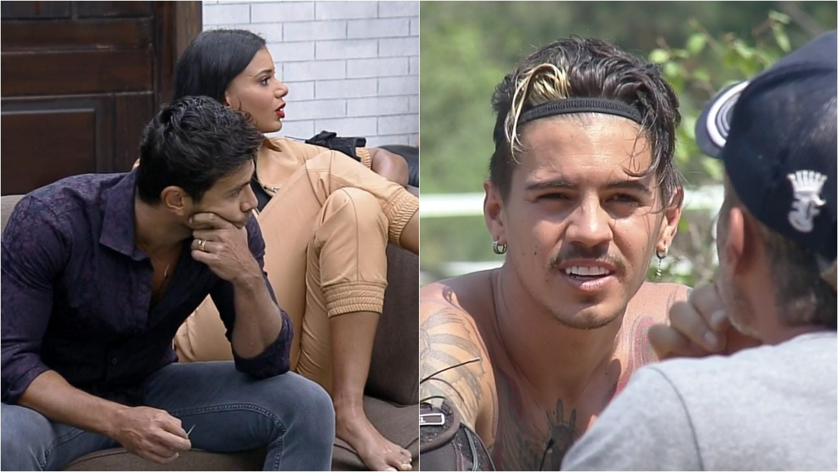 Biel e Juliano afirmam que Mariano e Jake formam casal fake (Reprodução: PlayPlus)