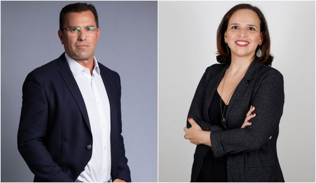 Rodrigo Bocardi e Carolina Morand, da CBN