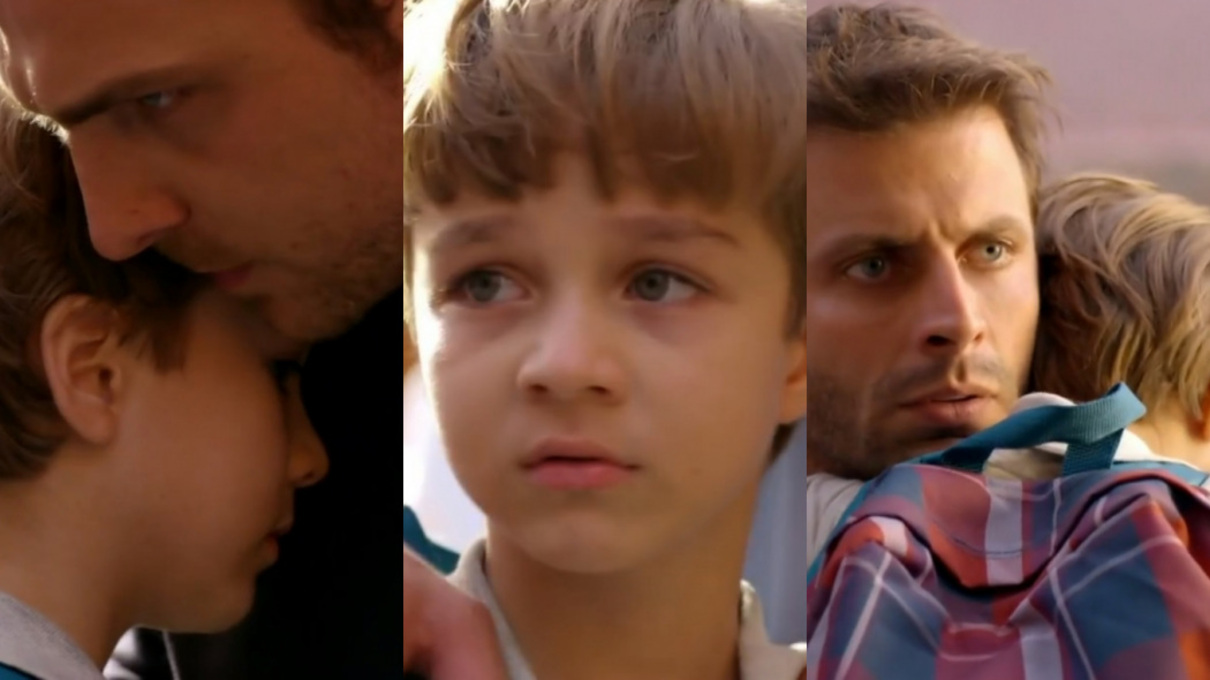 Alberto (Igor Rickli), Samuca (Vitor Figueiredo) e Cassiano (Henri Castelli) de Flor do Caribe