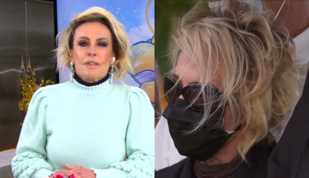 Ana Maria Braga no Mais Você e no enterro de Tom Veiga