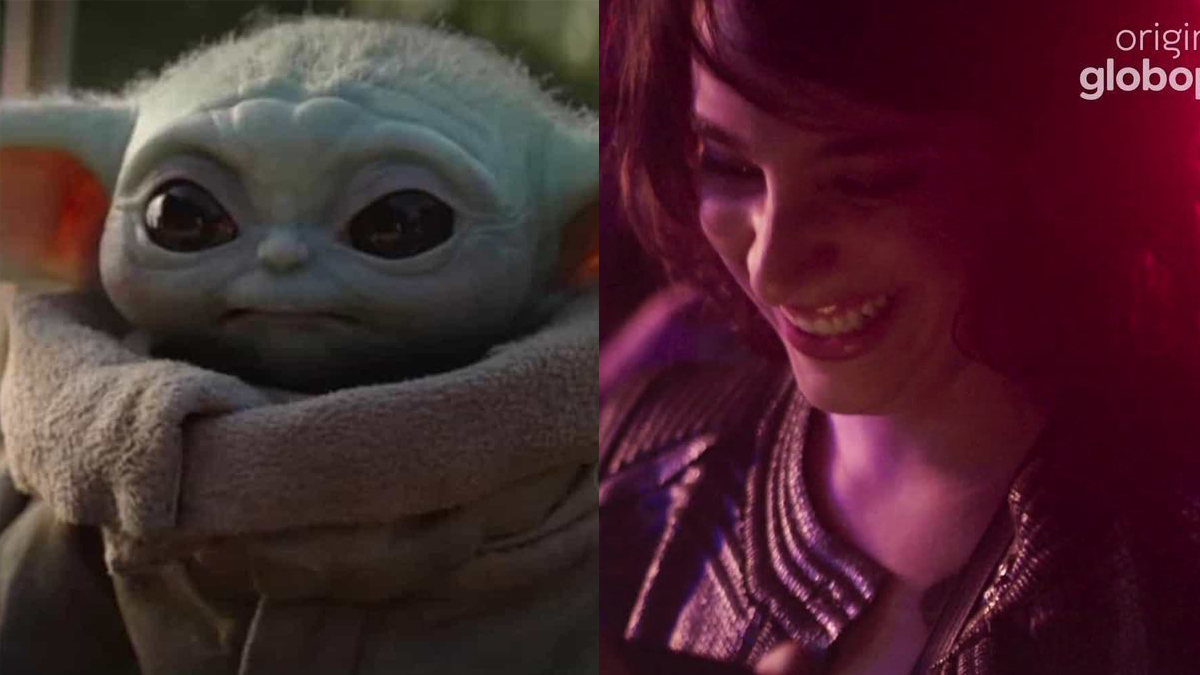 Baby Yoda, de The Mandalorian e Lica (Manoela Aliperti), de As Five