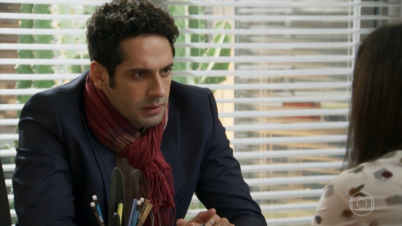 Beto (João Baldasserini) em Haja Coração