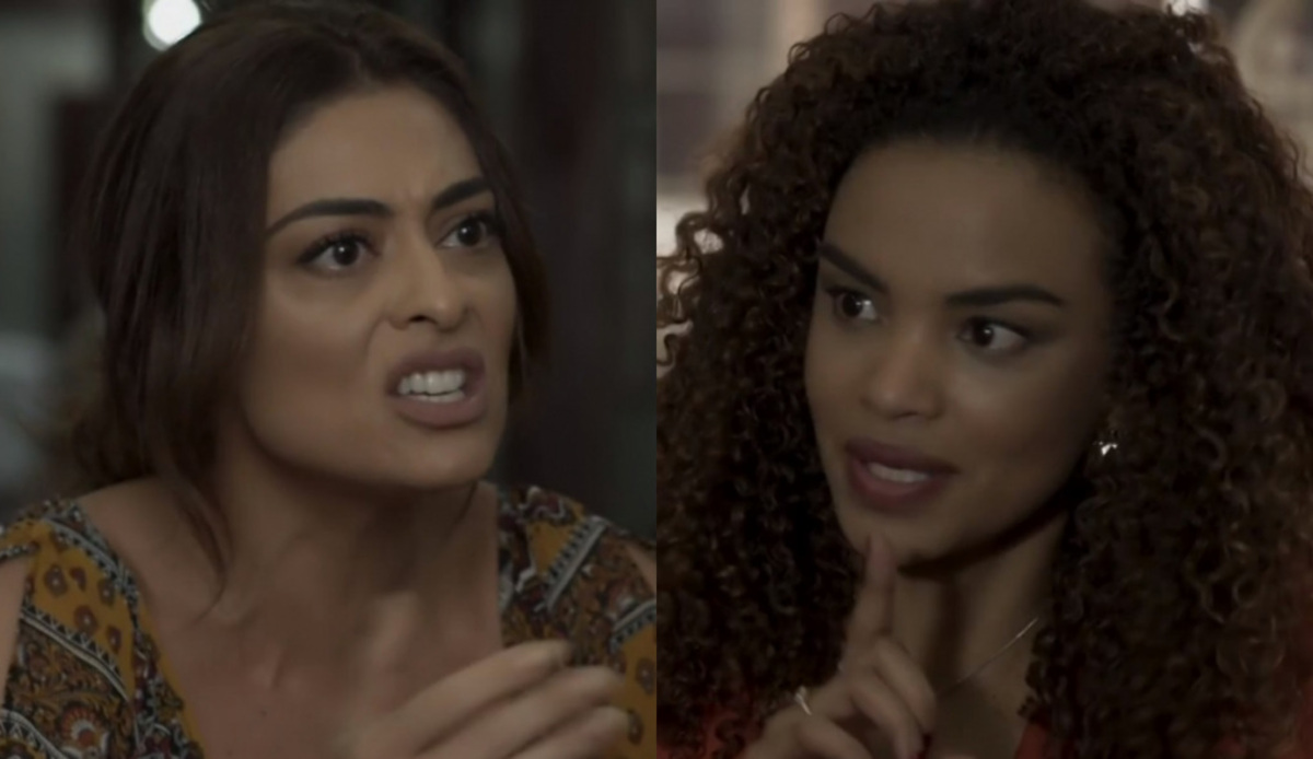 Bibi (Juliana Paes) e Leila (Lucy Ramos) de A Força do Querer
