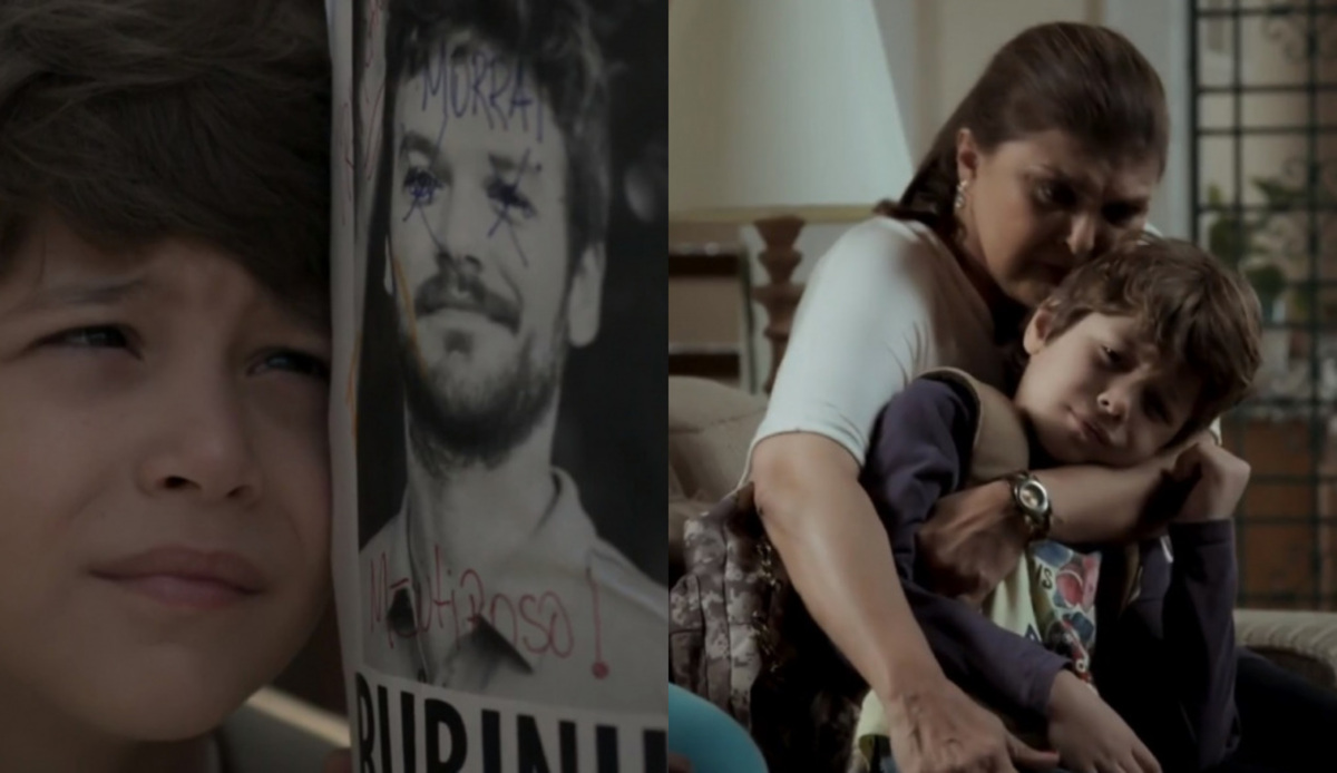 Dedé (João Bravo) e Aurora (Elizangela) de A Força do Querer