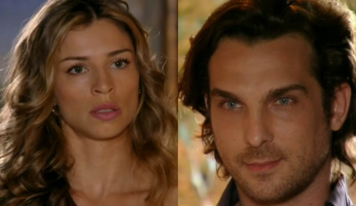 Ester (Grazi Massafera) e Alberto (Igor Rickli) de Flor do Caribe