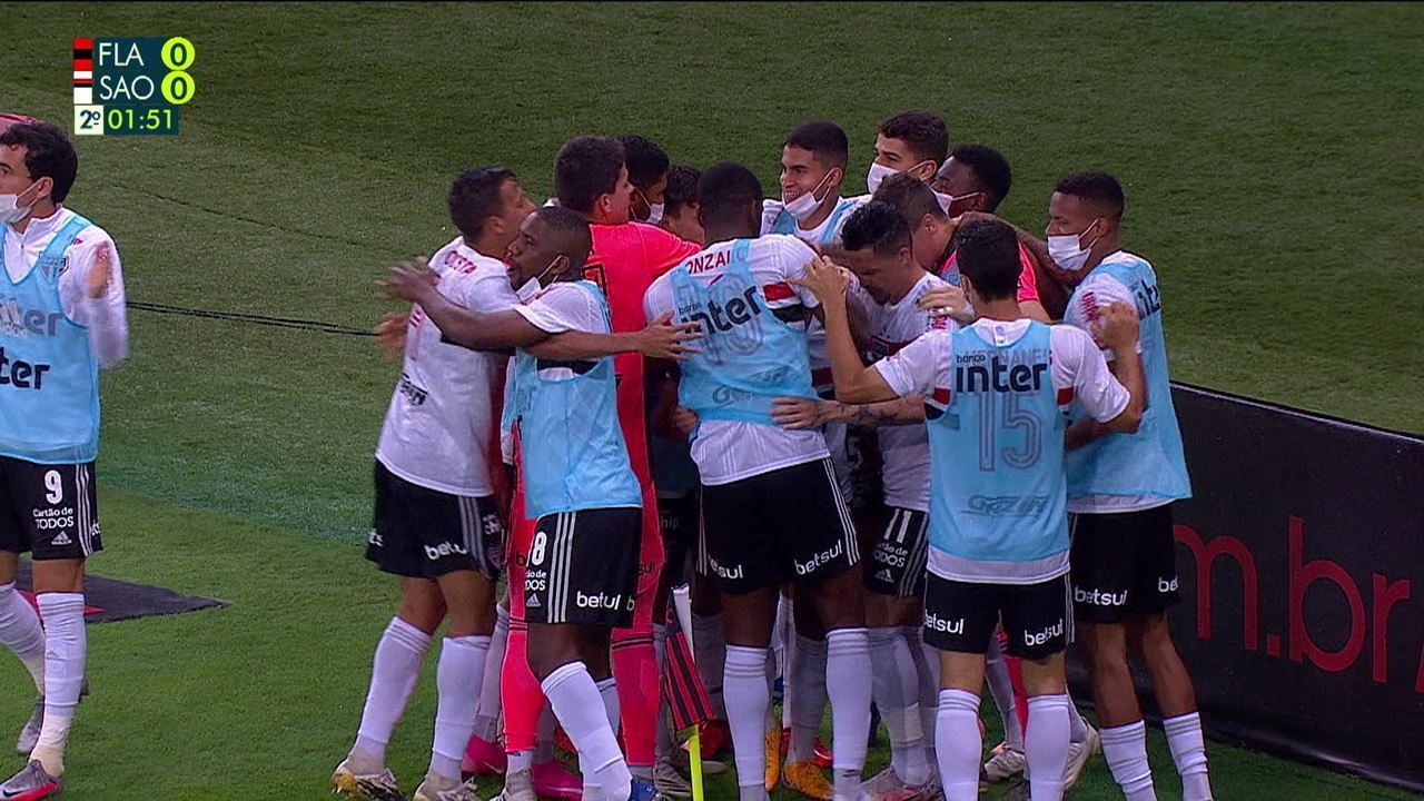 Flamengo e São Paulo pela Copa do Brasil