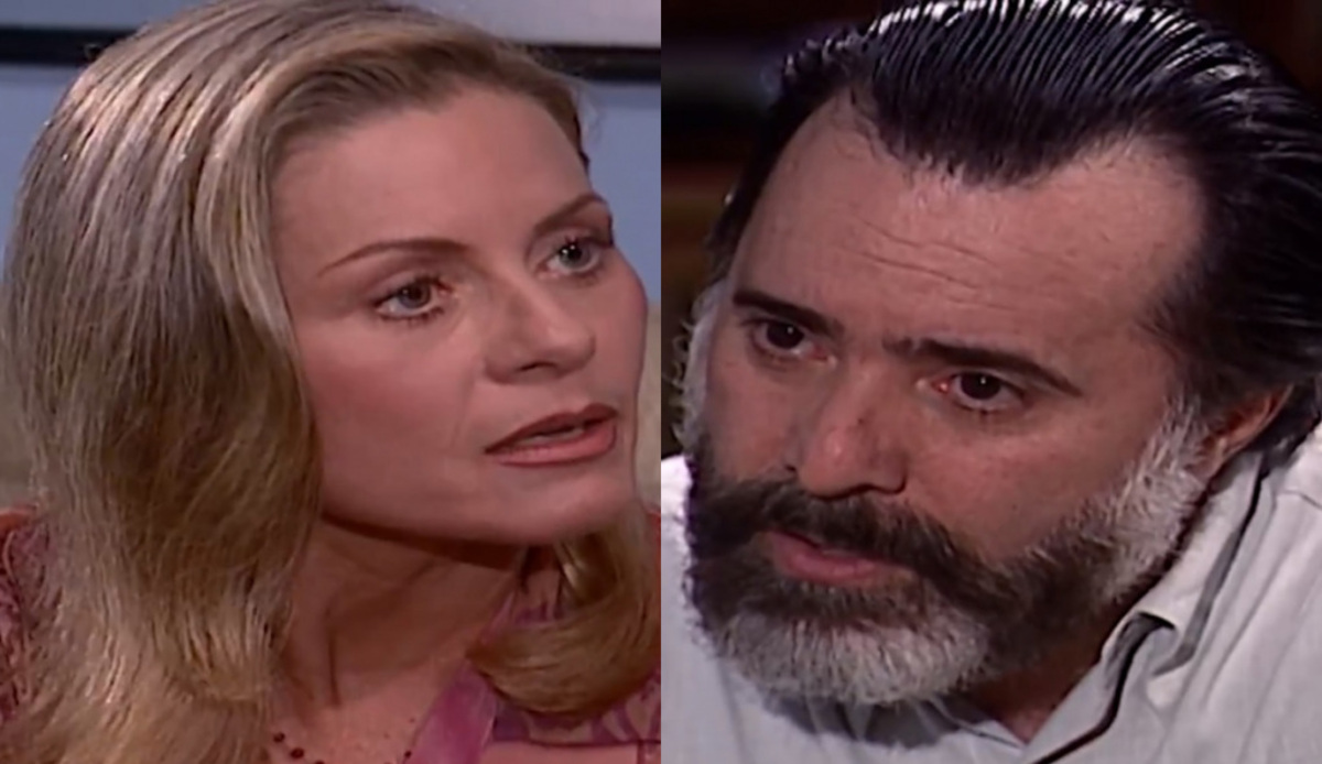 Helena (Vera Fischer) e Miguel (Tony Ramos) de Laços de Família