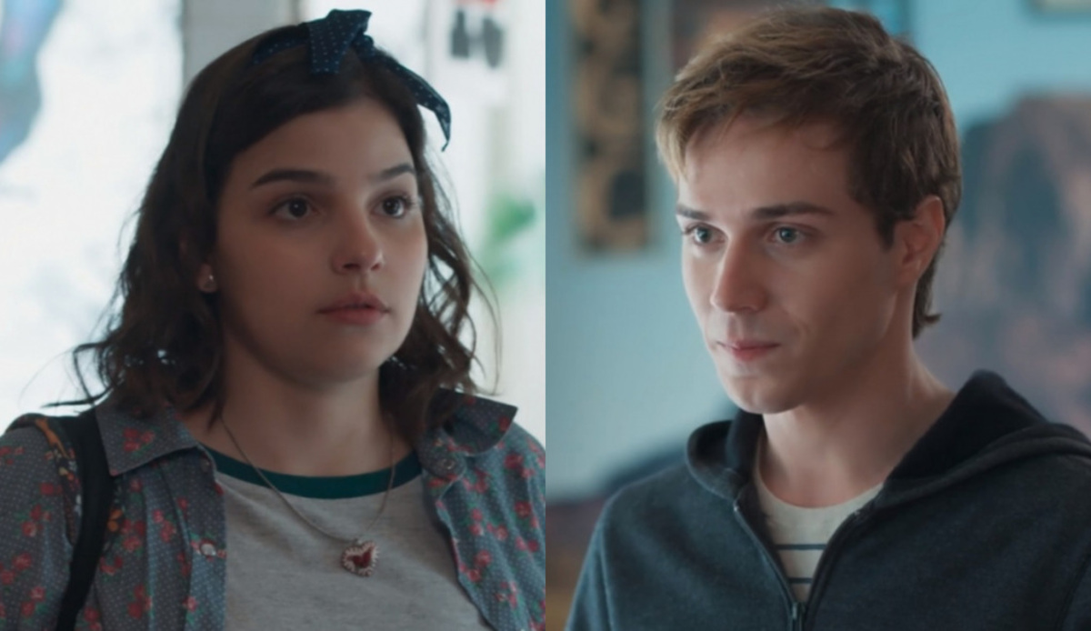 Keyla (Gabriela Medvedovski) e Gabriel (Luis Galves) de Malhação - Viva a Diferença