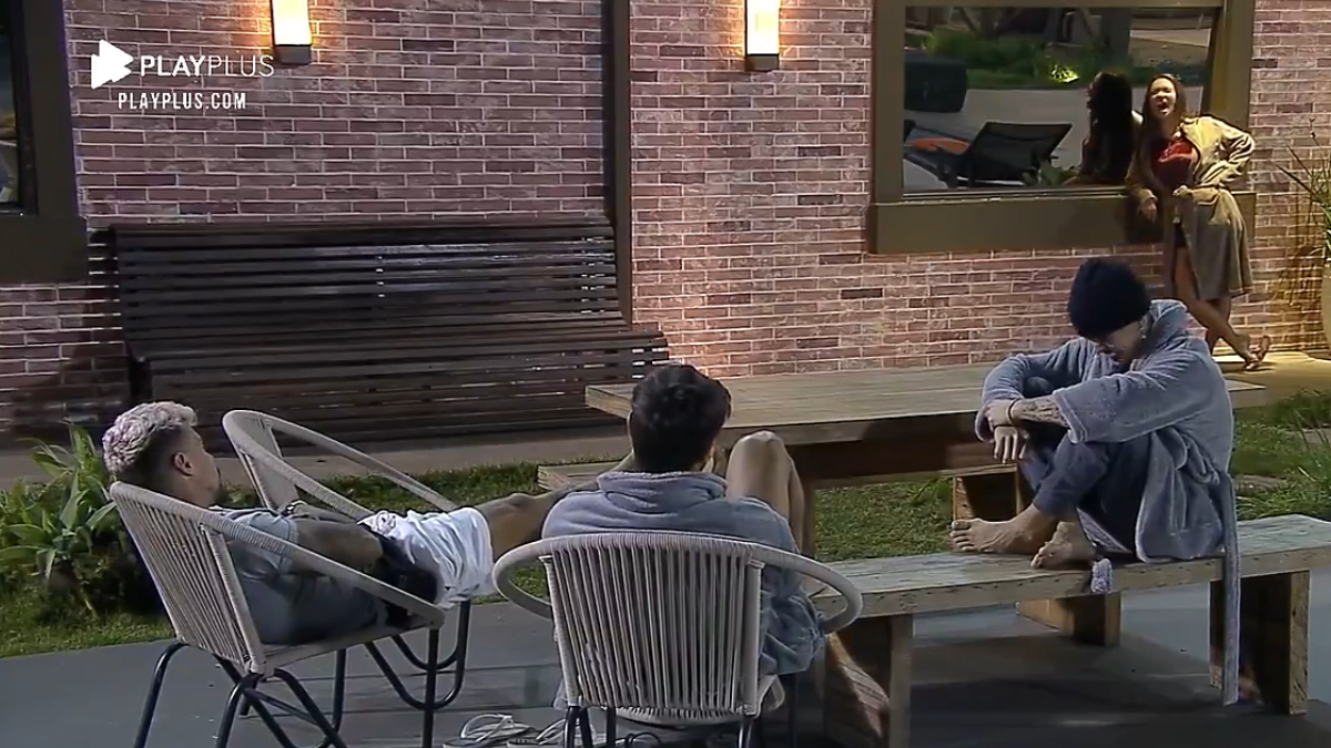 Lipe, Mariano, Biel e Stéfani em A Fazenda 12