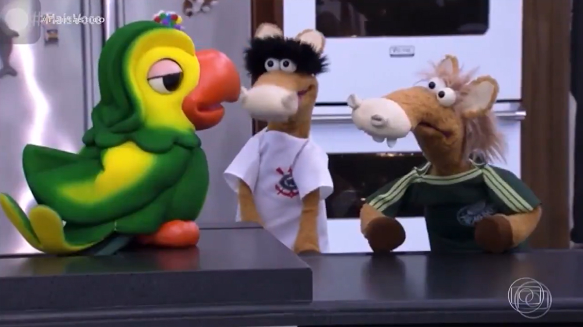 Louro José e os cavalinhos do Fantástico