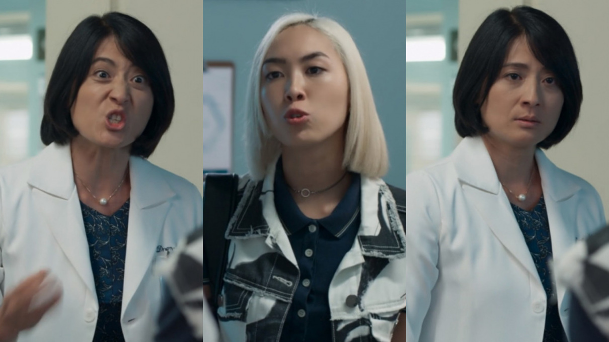 Mitsuko (Lina Agifu) e Tina (Ana Hikari) de Malhação - Viva a Diferença