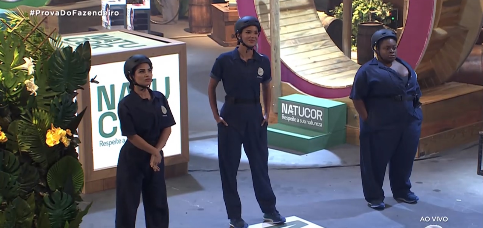 Raissa, Jakelyne e Jojo em A Fazenda