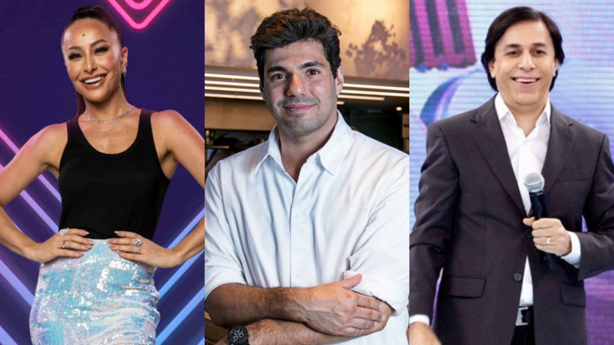 Sabrina Sato, Felipe Bronze e Tom Cavalcante