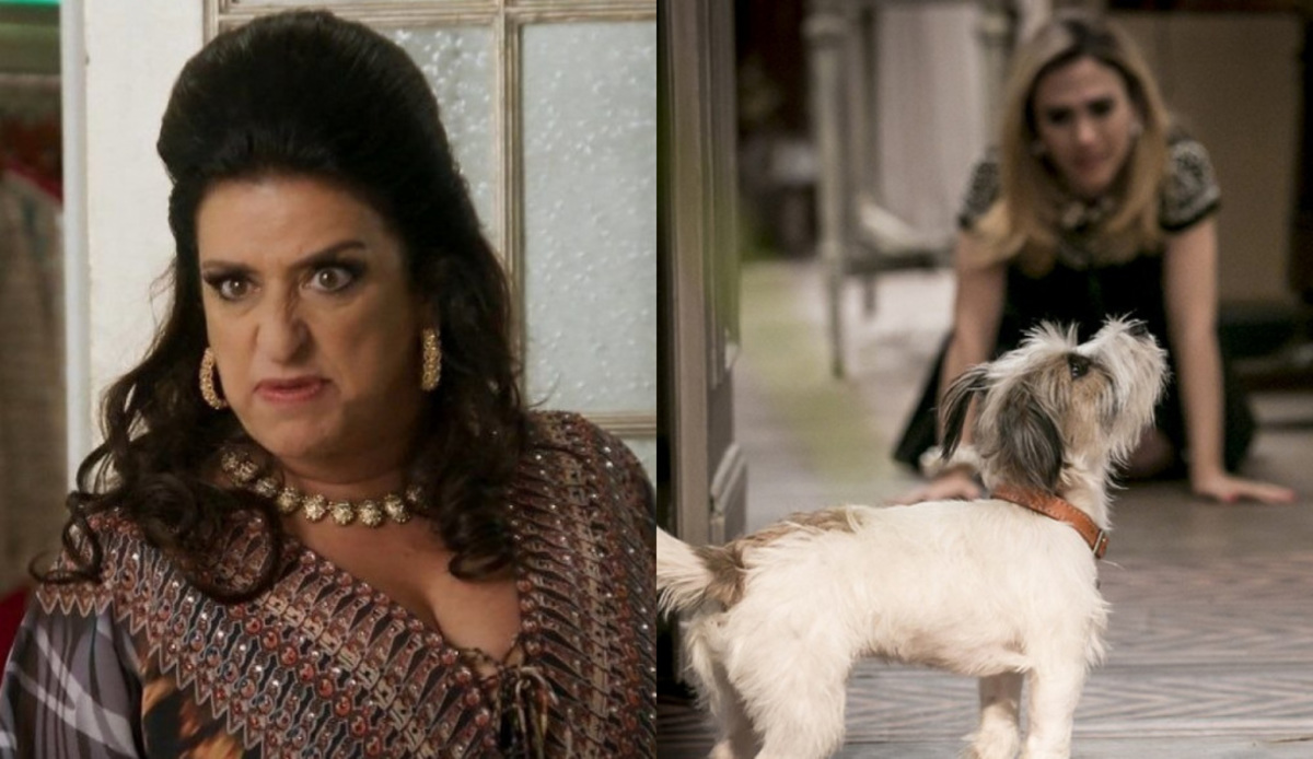 Teodora (Grace Gianoukas) e Tito de Haja Coração