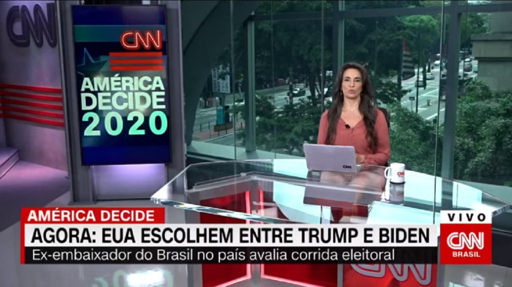 Carla Vilhena, no Visão CNN