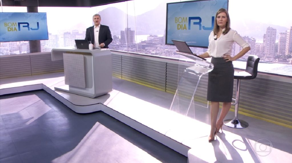 Flávio Fachel e Silvana Ramiro,, apresentadores do Bom Dia Rio de Janeiro