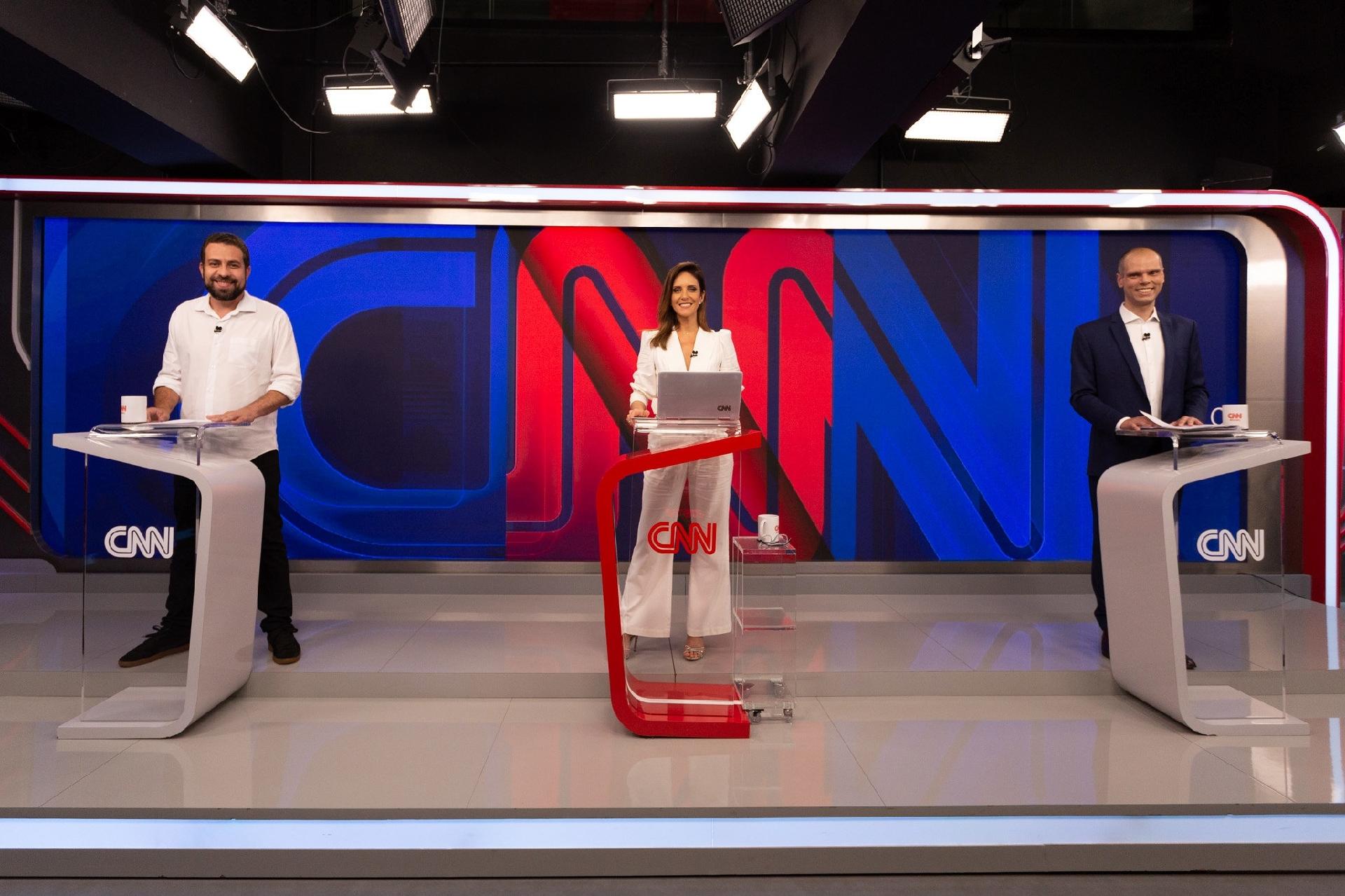 Guilherme Boulos, Monalisa Perrone e Bruno Covas