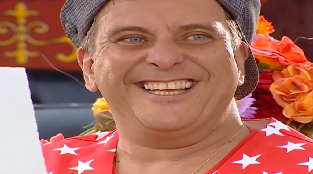 Jorge Fernando ressurge em Chocolate com Pimenta como o Palhaço (Reprodução: TV Globo)