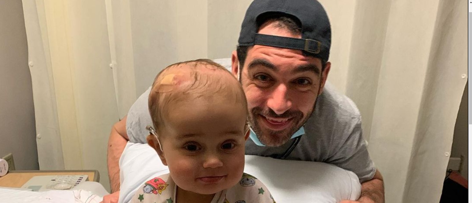 Andrew Kaczynski e a filha, Francesca