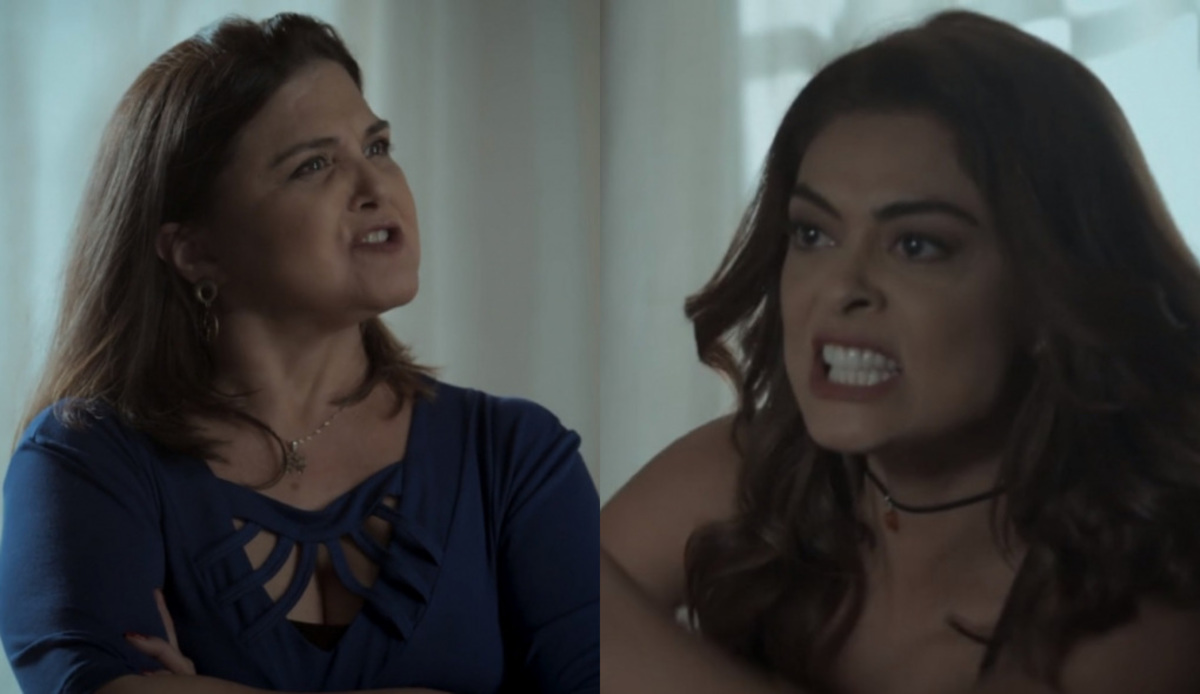 Aurora (Elizangela) e Bibi (Juliana Paes) de A Força do Querer