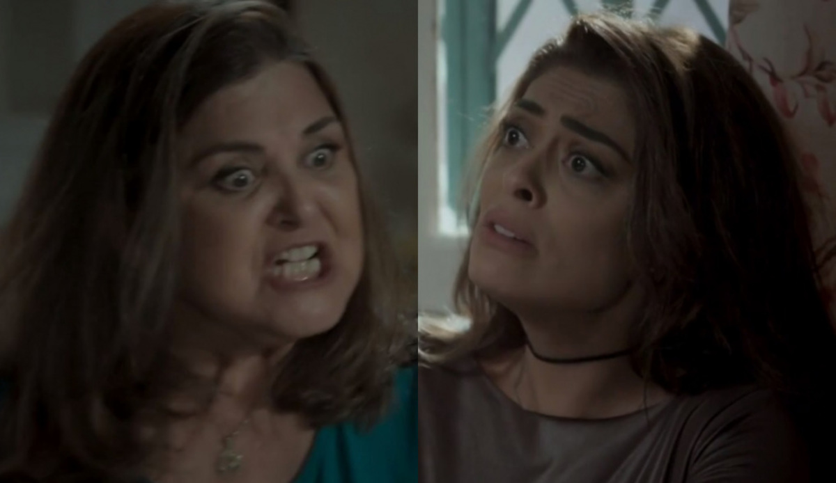 Aurora (Elizangela) e Bibi (Juliana Paes) de A Força do Querer