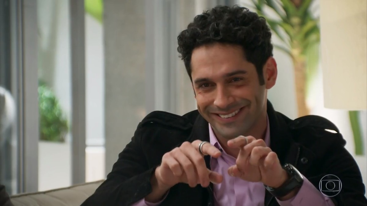 Beto (João Baldasserini) em Haja Coração
