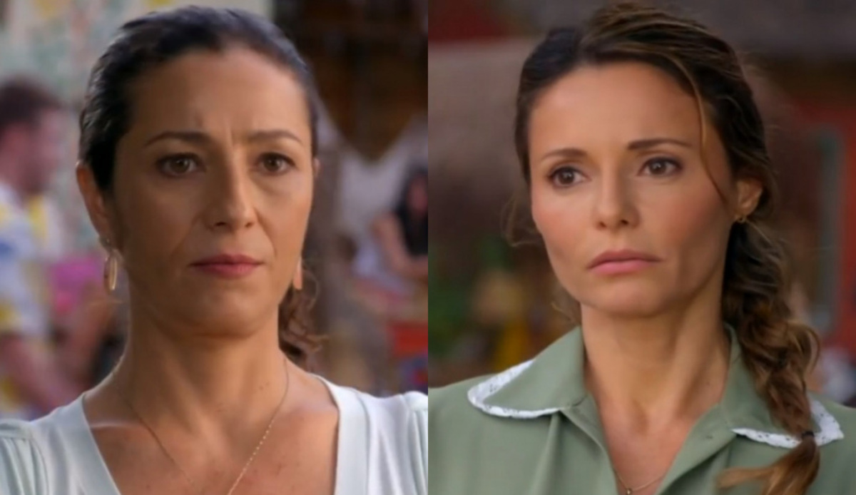 Bibiana (Cyria Coentro) e Doralice (Rita Guedes) de Flor do Caribe