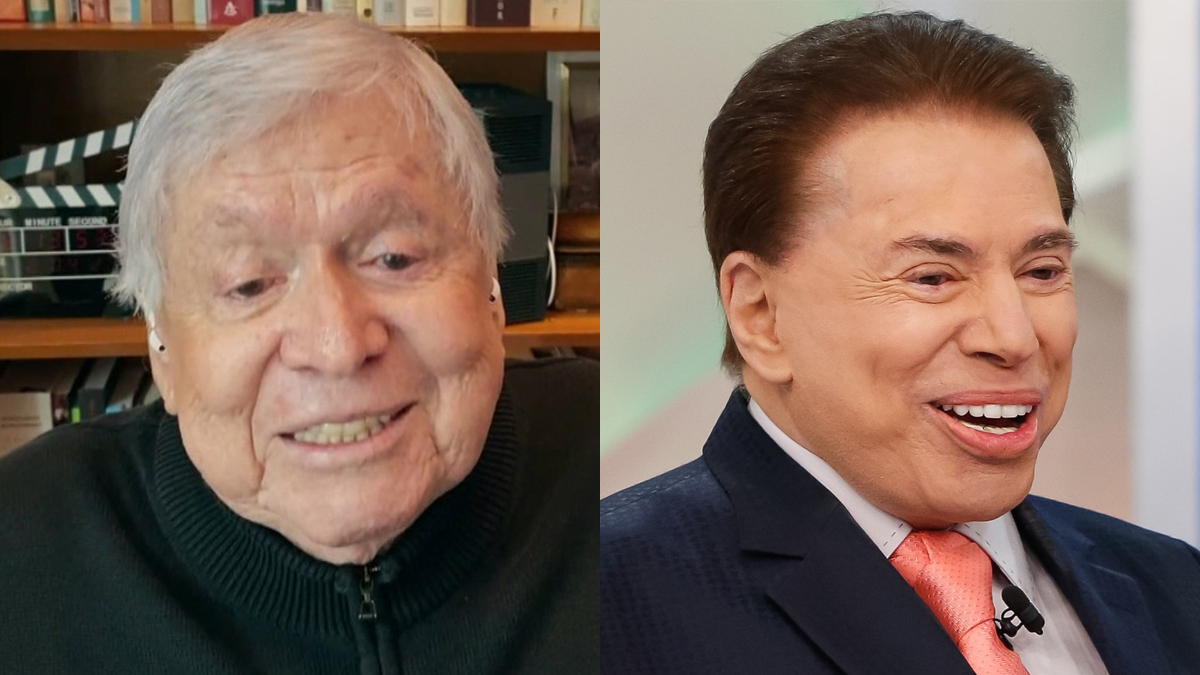 Boni e Silvio Santos