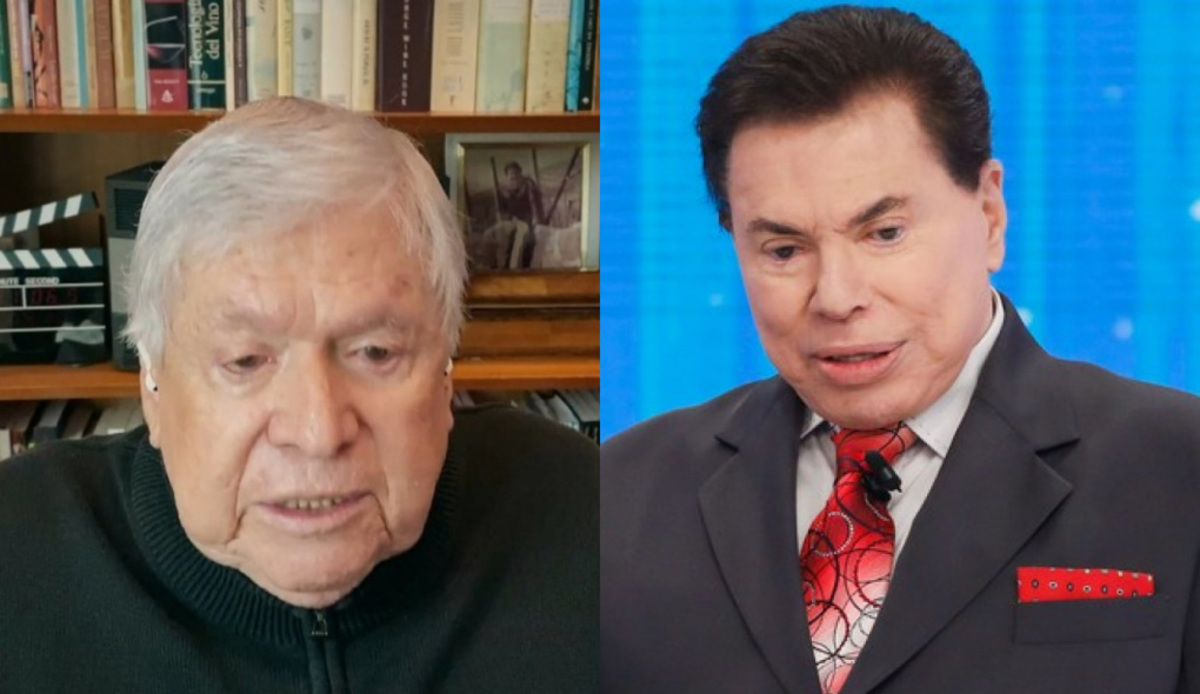 Boni e Silvio Santos