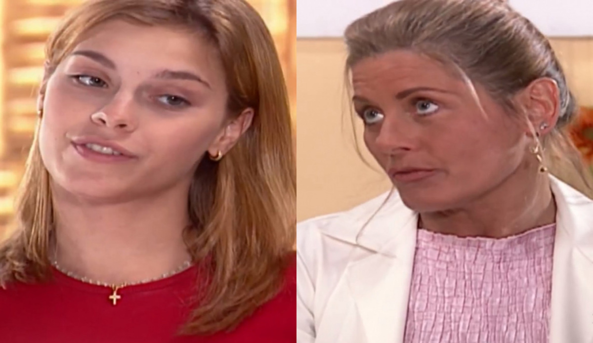 Camila (Carolina Dieckmann) e Helena (Vera Fischer) de Laços de Família