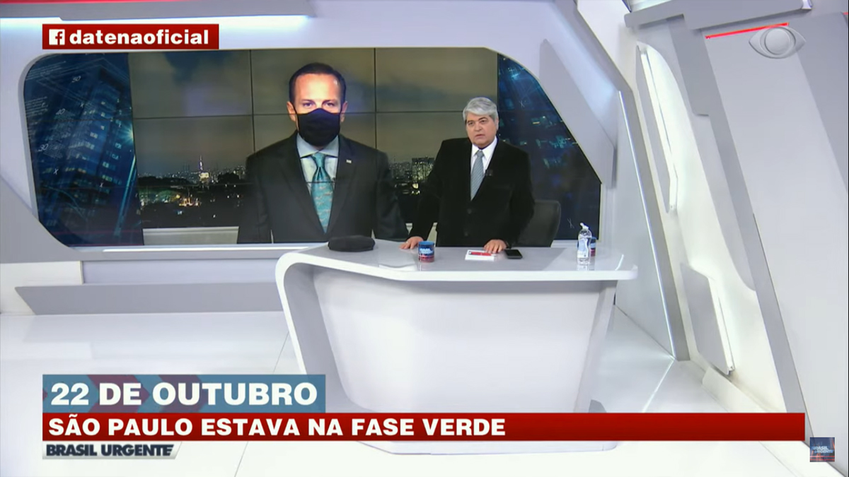 Datena e Dória no Brasil Urgente