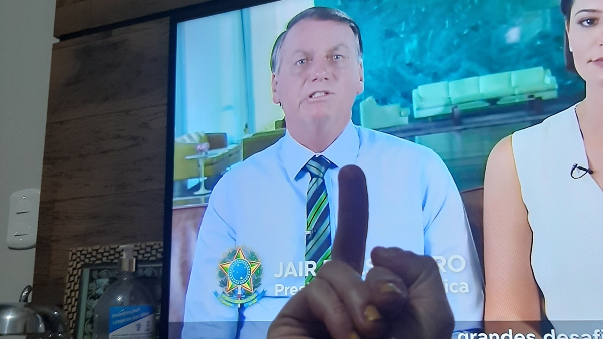 Jair Messias Bolsonaro em mensagem de Natal ao brasileiros (Reprodução: Twitter)