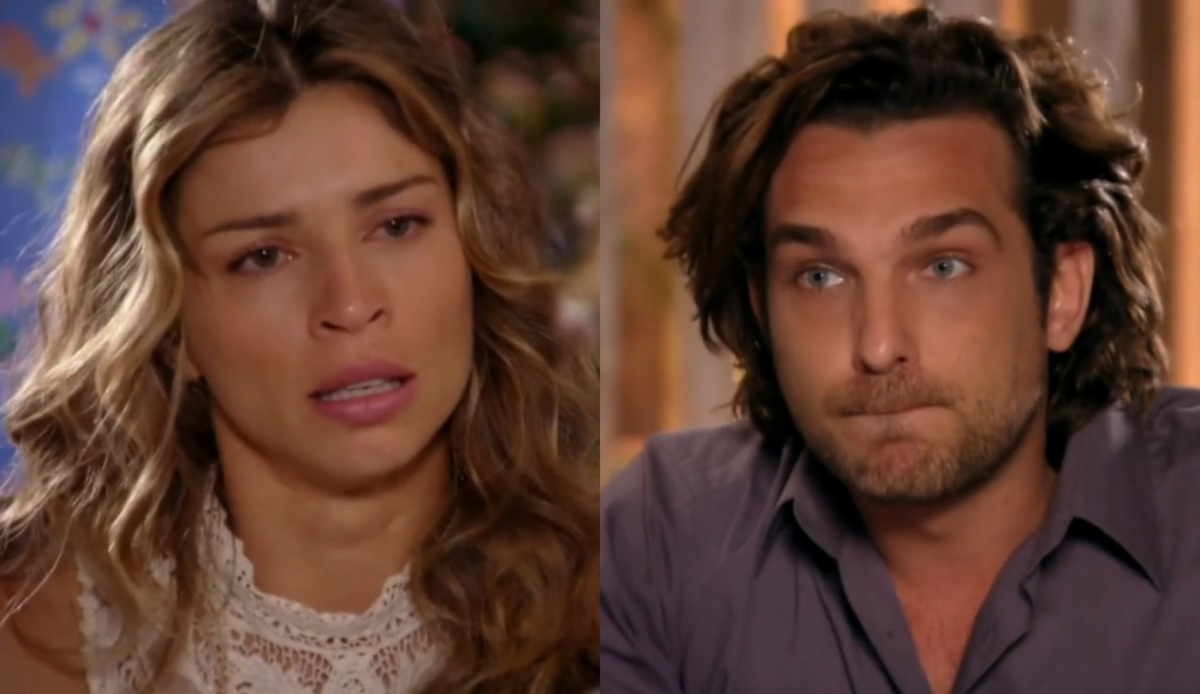 Ester (Grazi Massafera) e Alberto (Igor Rickli) de Flor do Caribe