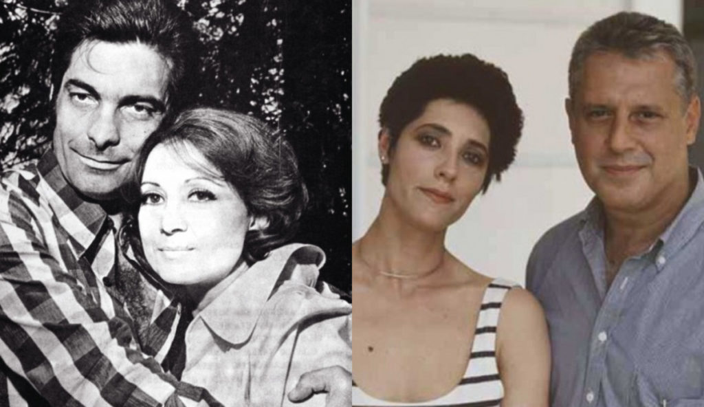 Eva Wilma e Altair Lima na primeira versão de A Viagem e Christiane Torloni e Antonio Fagundes no remake