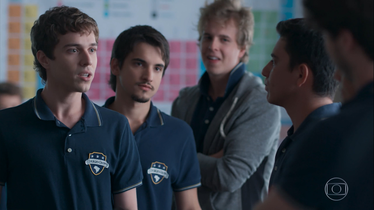 Gabriel (Luis Galves) e Felipe (Gabriel Calamari) em Malhação