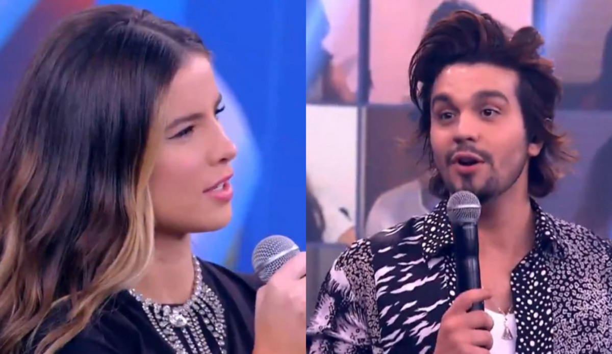 Giulia Be e Luan Santana no Caldeirão do Huck