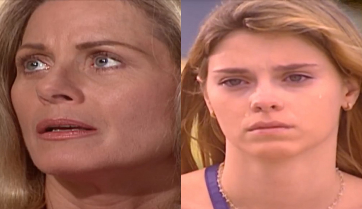 Helena (Vera Fischer) e Camila (Carolina Dieckmann) de Laços de Família
