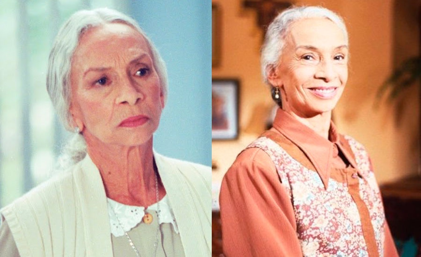 A atriz mexicana Josefina Echánove, em Rubi (à esquerda) e atualmente (à direita) (José Rivero / Televisa)