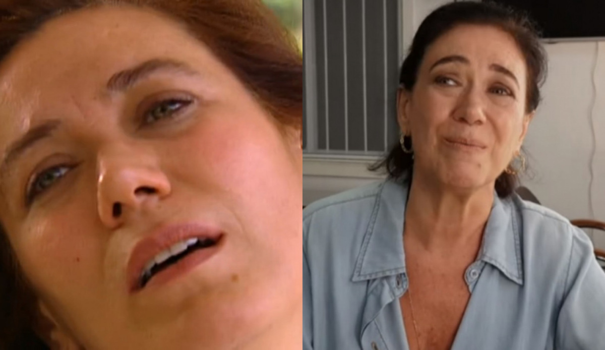 Lilia Cabral como a Ingrid de Laços de Família e atualmente