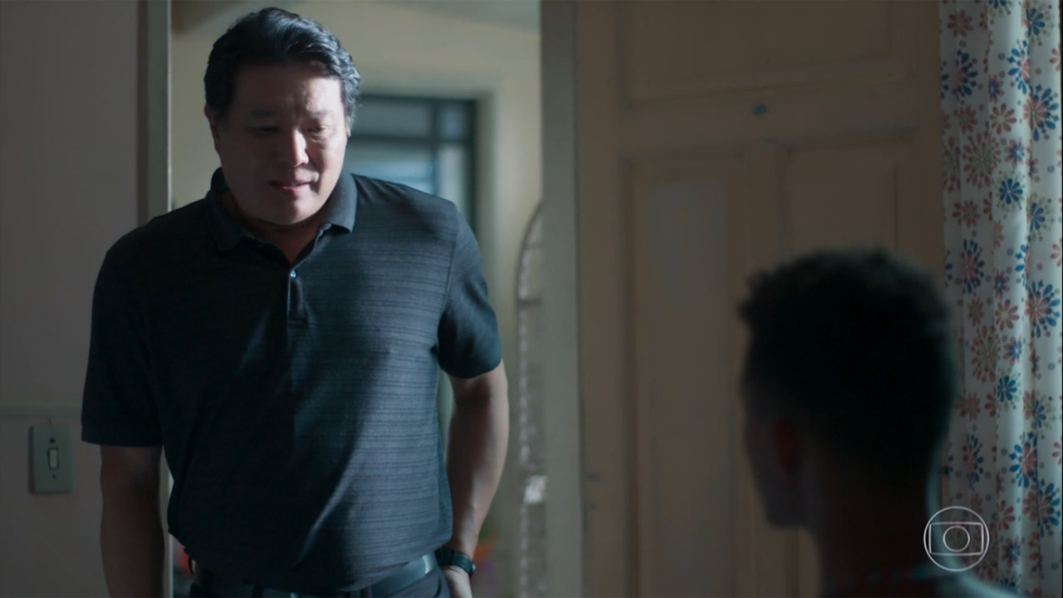 Noboru (Carlos Takeshi) e Anderson (Juan Paiva) em Malhação