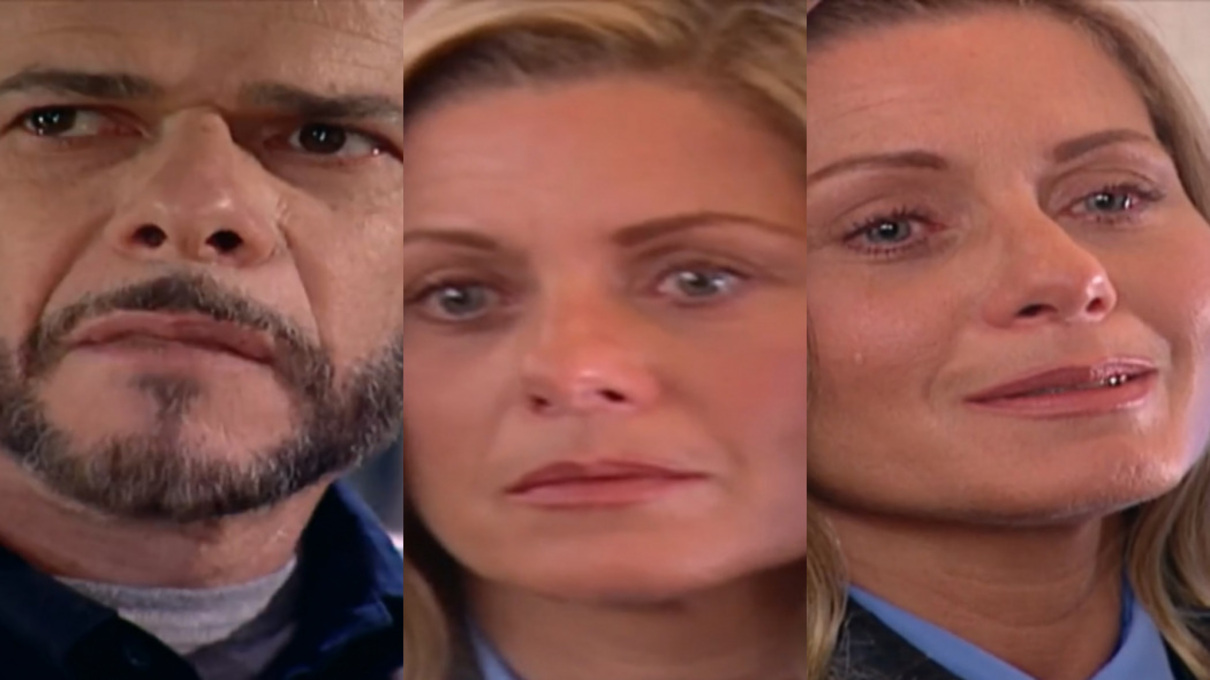 Pedro (José Mayer) e Helena (Vera Fischer) de Laços de Família