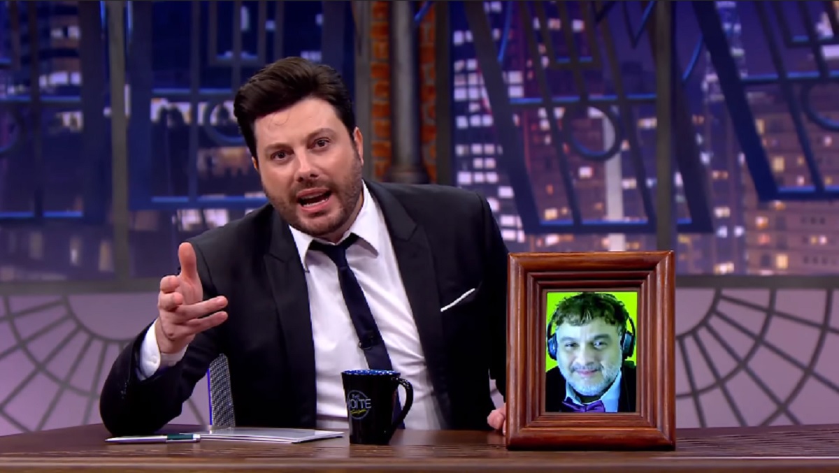 Danilo Gentili, apresentador do The Noite, no SBT