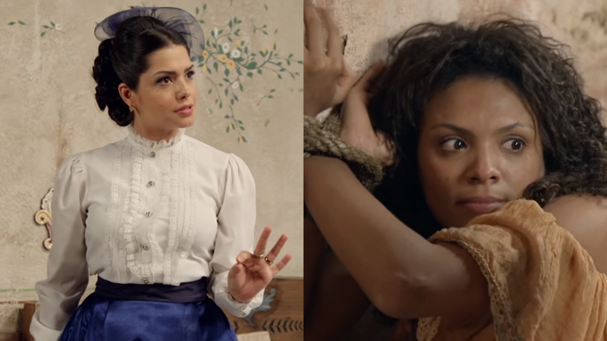 Maria Isabel trama contra Esméria (Reprodução: Record TV)
