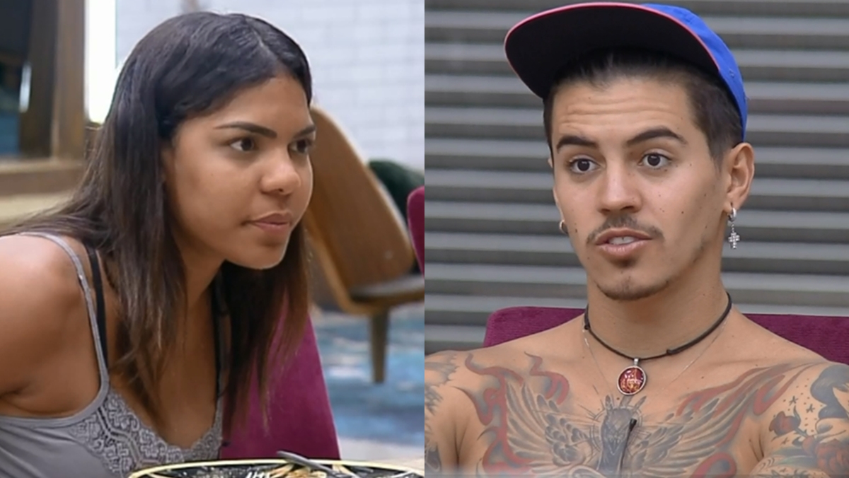 Tays Reis se surpreende com comentário de Biel (Reprodução: PlayPlus)
