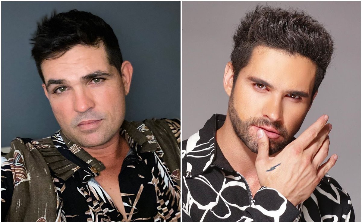 Os atores Ferdinando Valencia (à esquerda) e Eleazar Gómez (à direita) (Divulgação / Televisa)