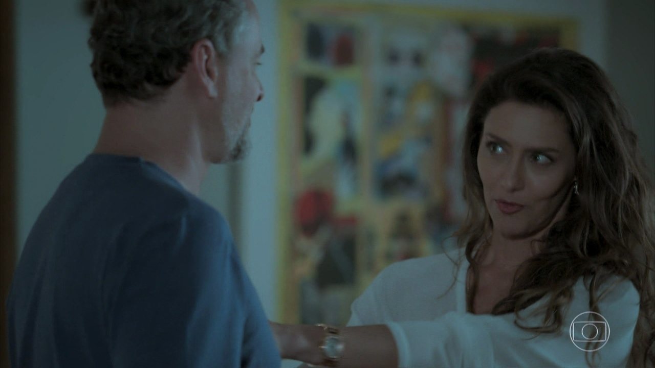 Eugênio (Dan Stulbach) e Joyce (Maria Fernanda Cândido), em A Força do Querer