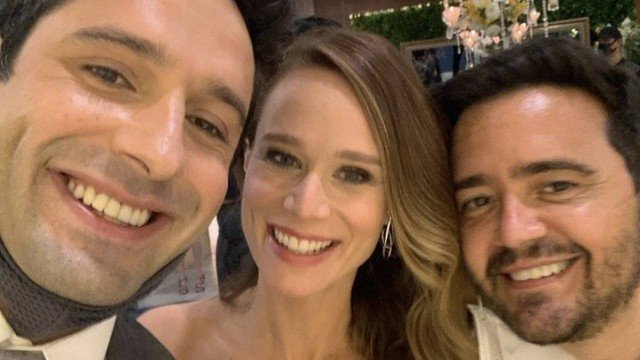 João Baldasserini, Mariana Ximenes e Daniel Ortiz