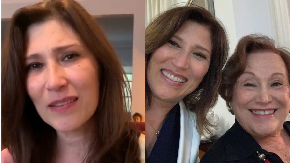 Beth Goulart e a mãe, Nicette Bruno, que morreu neste domingo (20) (Reprodução/Instagram)
